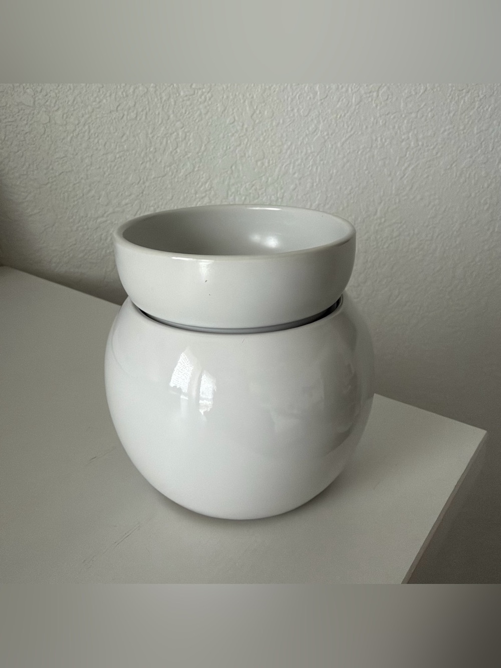 White Bubble Wax Warmer, Tart Warmer